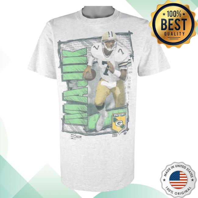 Official Vintage Club Clothing (Salem) - Green Bay Packers Don Majik No. 7 Tee 1990 Large