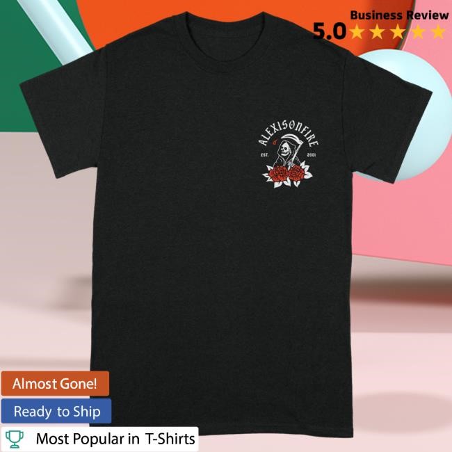 Official Alexisonfire Grim Reaper Est. 2001 New Shirt