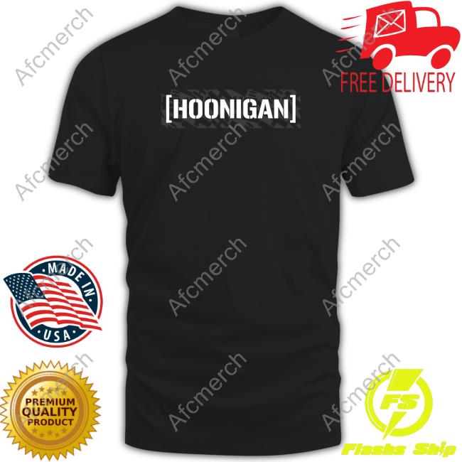 Official Hoonigan Scatter Censor Bar Short Sleeve Tee