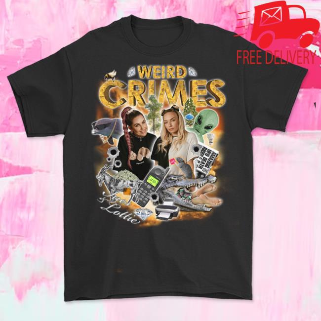 Weird Crimes Merch Store Weird Crimes Tshirt Bootleg, Schwarz