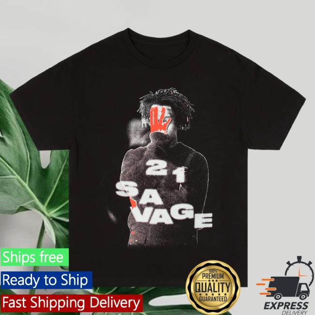 Official 21 Savage Merch Store Saint Laurent Don 21 Savage IAAB TOUR Hot Shirt 21 Savage Apparel Clothing 21Savage