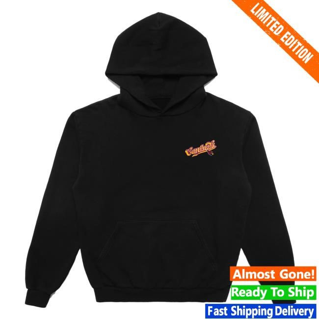 Official NFL Clothing Unisex Arizona Cardinals Born x Raised Black Pro Script Hoodie ArizonaCardinals
