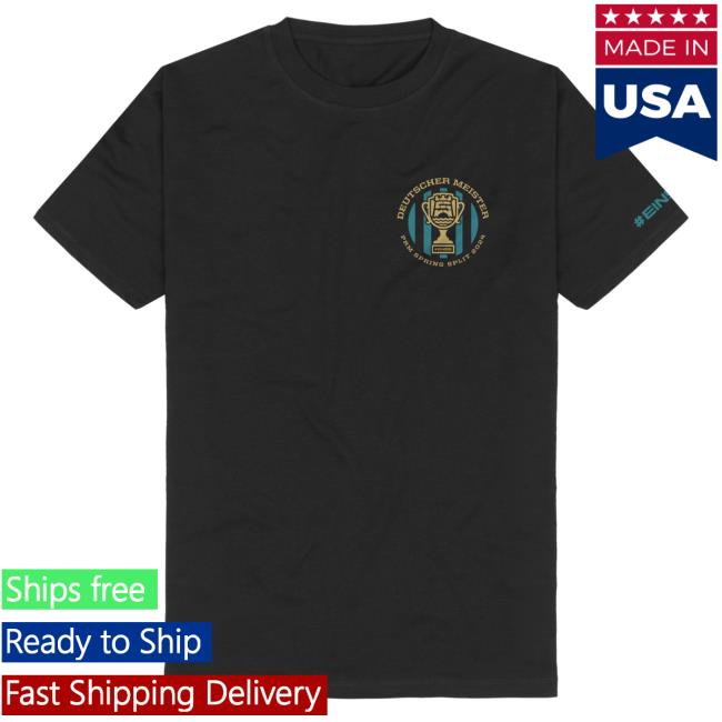 Eintracht Spandau Merch Store | Deutscher Meister Spring Split 2024 Retro Shirt Black