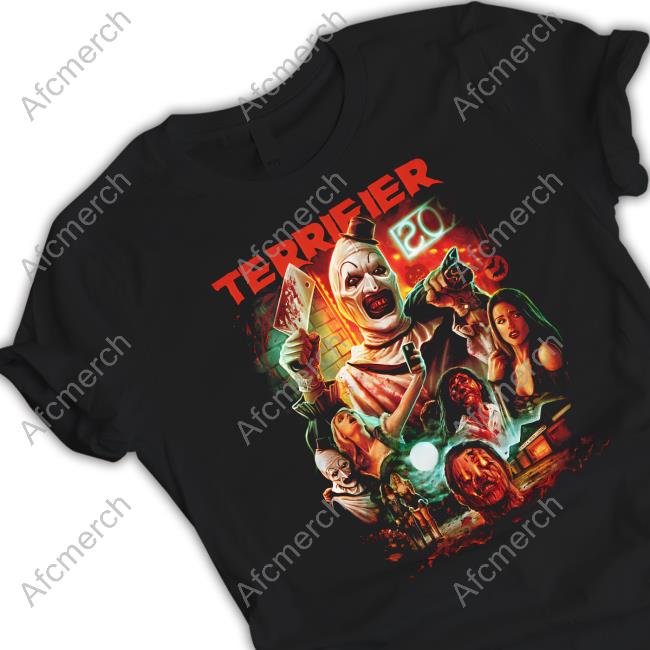 Official Terrifier Man Of The Hour Tee Shirt