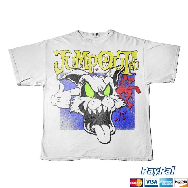 Official Osamason Merch Store Shop OsamaSon Nuke Rabbit EU White Tour Tshirt