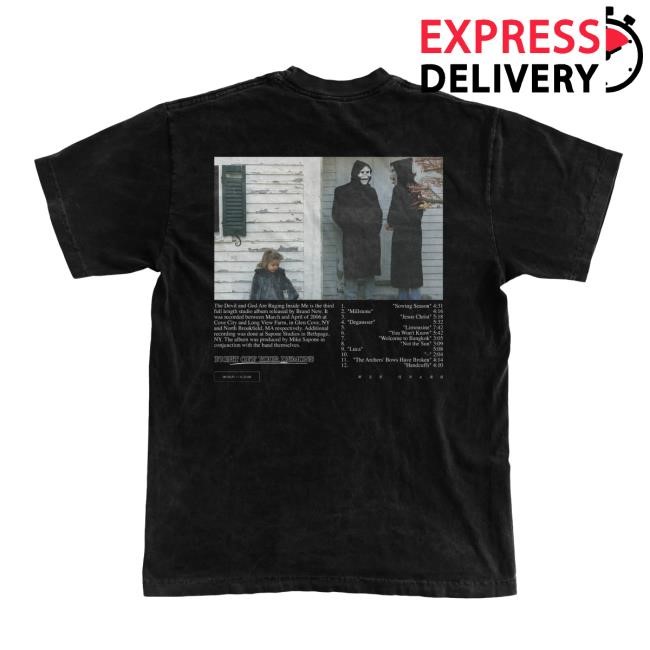 Brand New Band The Devil and God Tee Brand New Merch