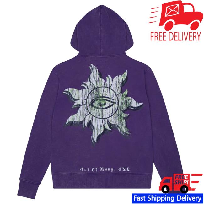 Official Godspeed Nyc Clothing Merch Forbidden Fruit Popover Sweatshirt (Purple)