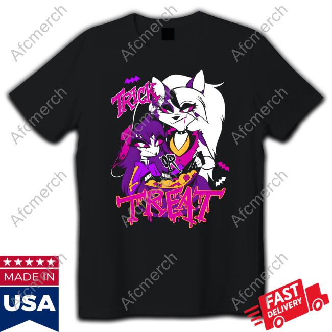 Hazbin Hotel Merch Loona + Octavia TRICK OR TREAT Hoodie