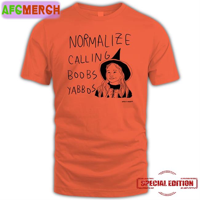 Normalize Calling Boobs Yabbos Tee Kory Desoto