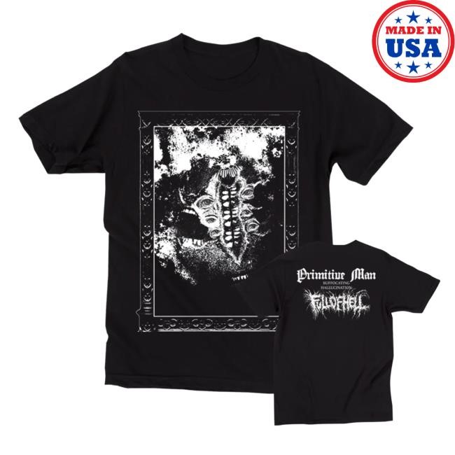 Full of Hell & Primitive Man Bludgeon Shirt New