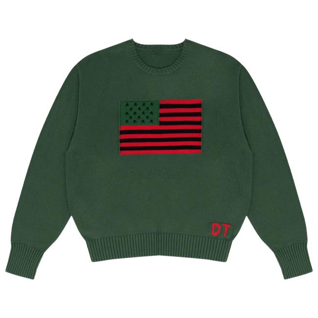 Tyson Beckford Pullover Sweatshirt Green