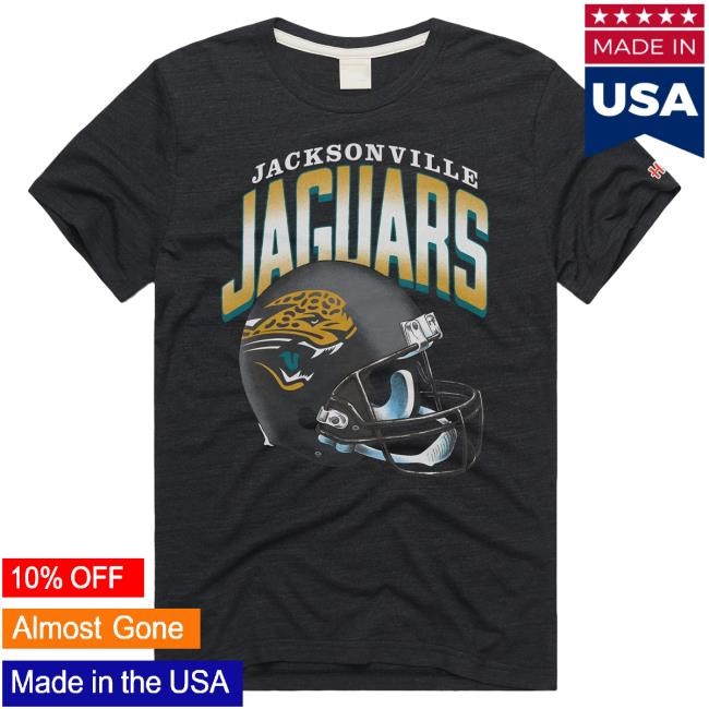 Jacksonville Jaguars Gradient Helmet T Shirt Homage | Jacksonville Jaguars Official | NFL Football