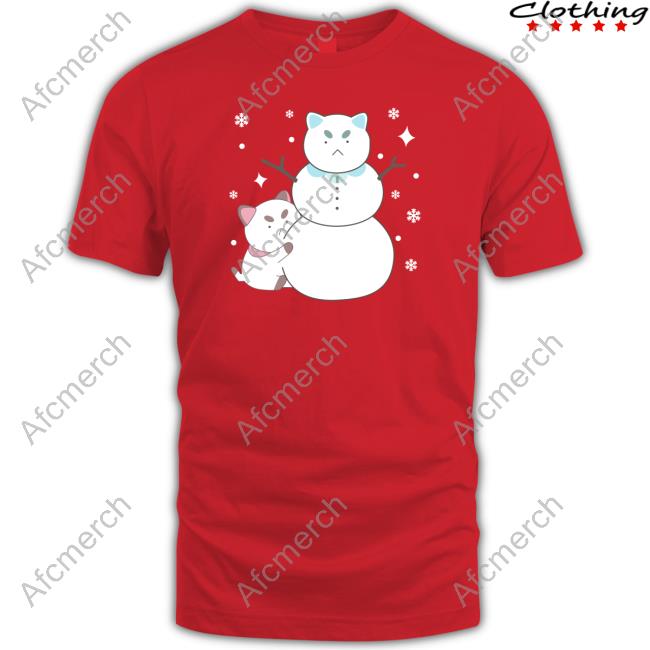 Official Bee And Puppycat Merch Snowman Hoodie