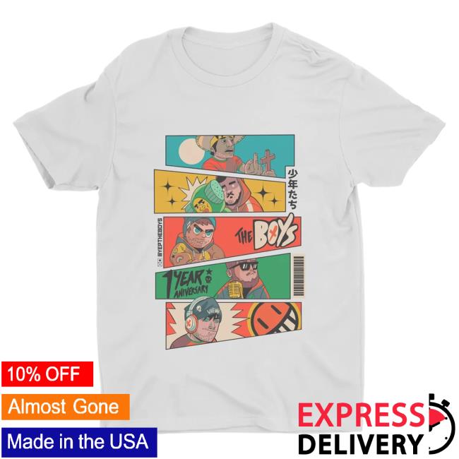 Official The Boys Merch TheBoys One Year Anniversary Tee Shirt Yeptheboys Apparel Clothing Store Shop