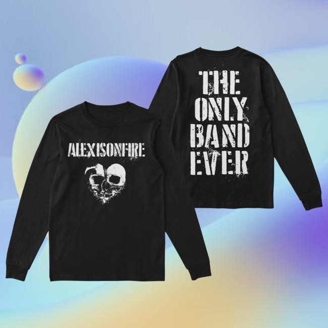 Alexisonfire Barbed Wire Heartskull Long Sleeve Alexisonfire Merch