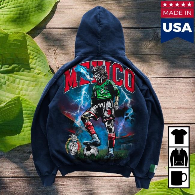 Official Warren Lotas El Mexicano Pullover Hoodie - Navy