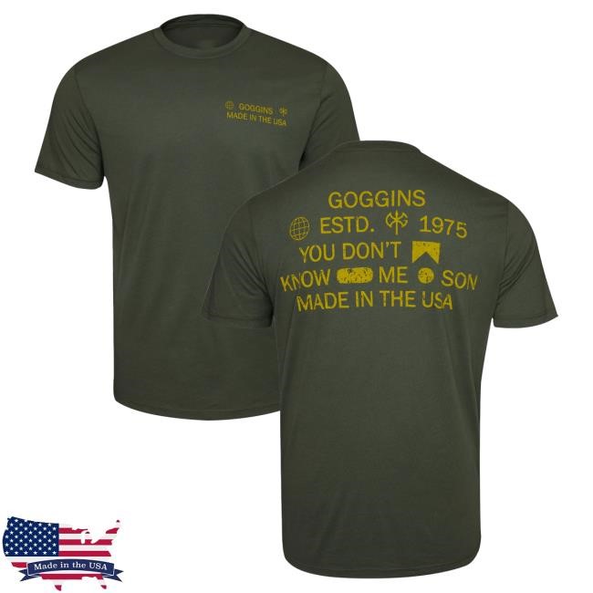 Official David Goggins Ammo Can Top Shirt