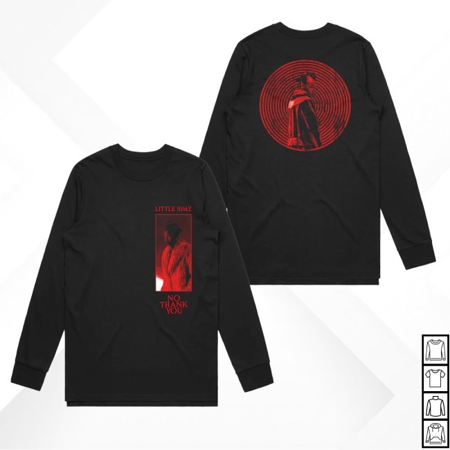 Little Simz Red Photo Long Sleeve Shirt Little Simz Store Merch
