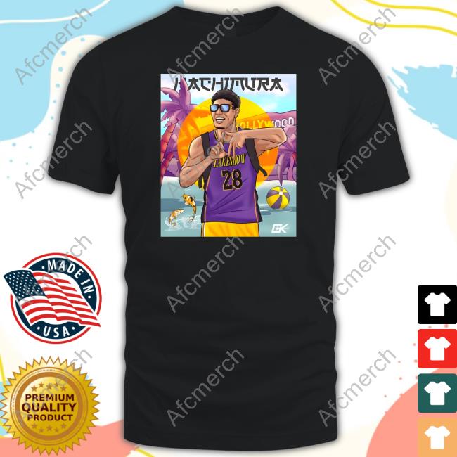 Official GoldenKnightGFX Rui Hachimura Hollywood Here To Stay Sweatshirt
