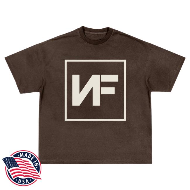 Official Nathan John Feuerstein Nf Merch Store Brown Nf Box T-Shirt Nf Real Music Shop