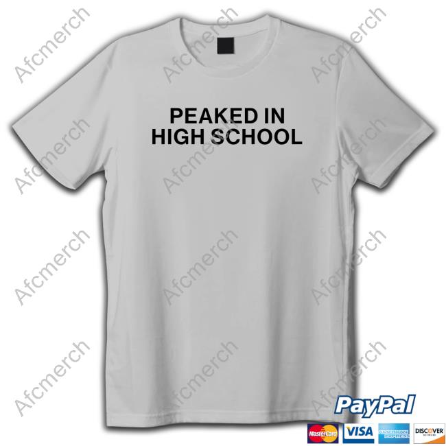 Peaked In High School Crewneck Sweatshirt