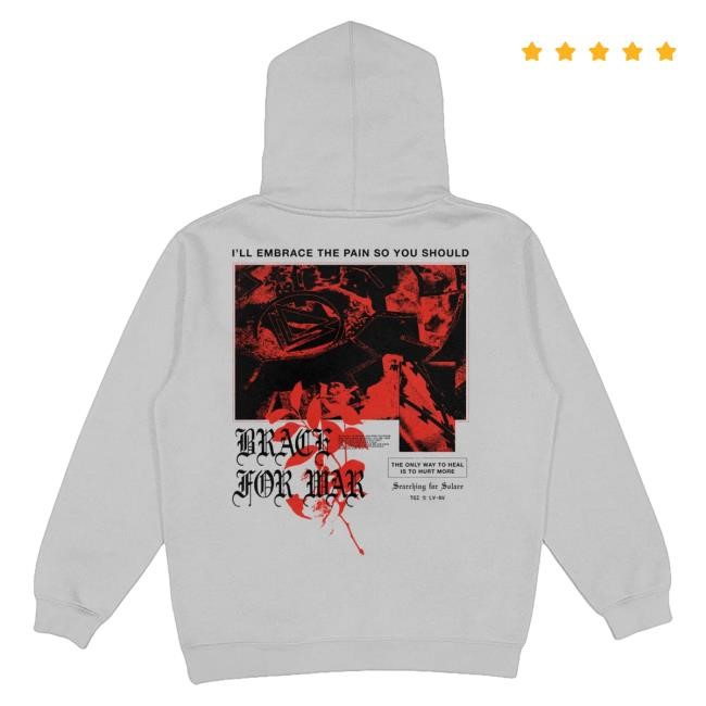 The Ghost Inside War Hooded Sweatshirt (Heather Grey)