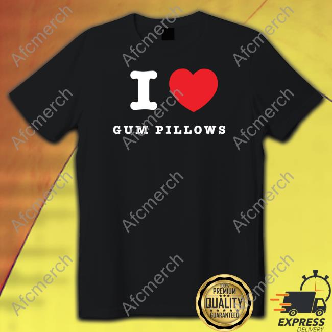 Andy 222 Merch I Heart Gum Pillows Tank