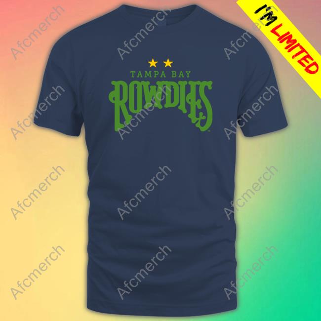 Official Rowdies 2 Star T-Shirt The Bay Republic Rowdies 2 Star T-Shirt