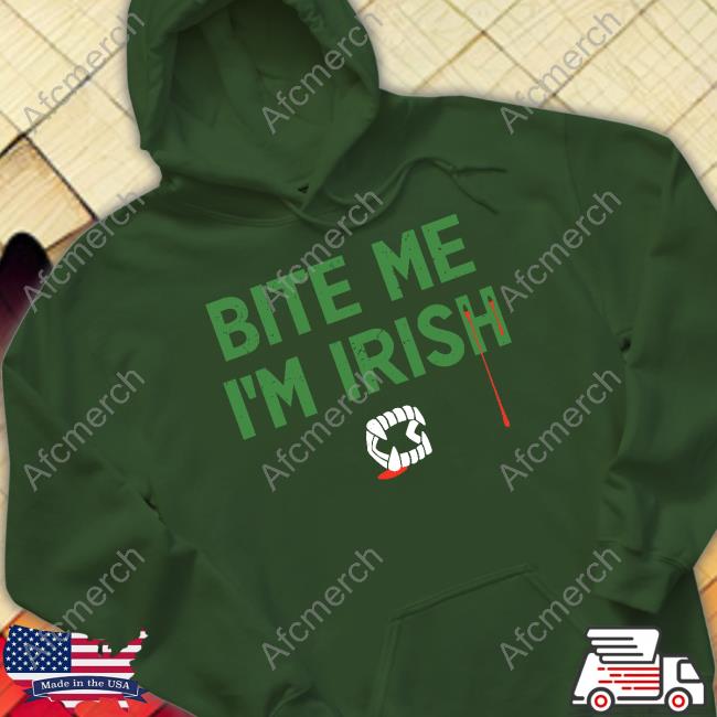 Official Bite Me I'm Irish Shirt