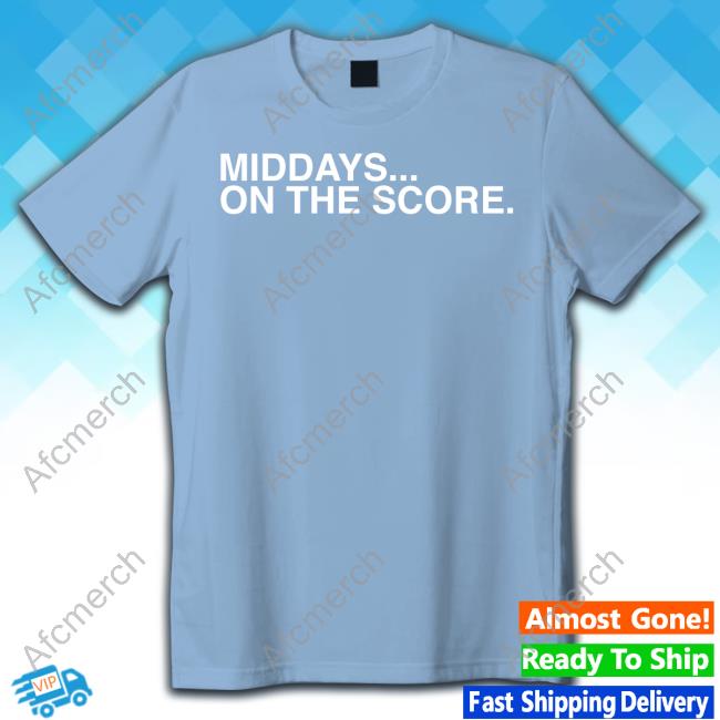 Official Shane Riordan Middays On The Score Print Shirt