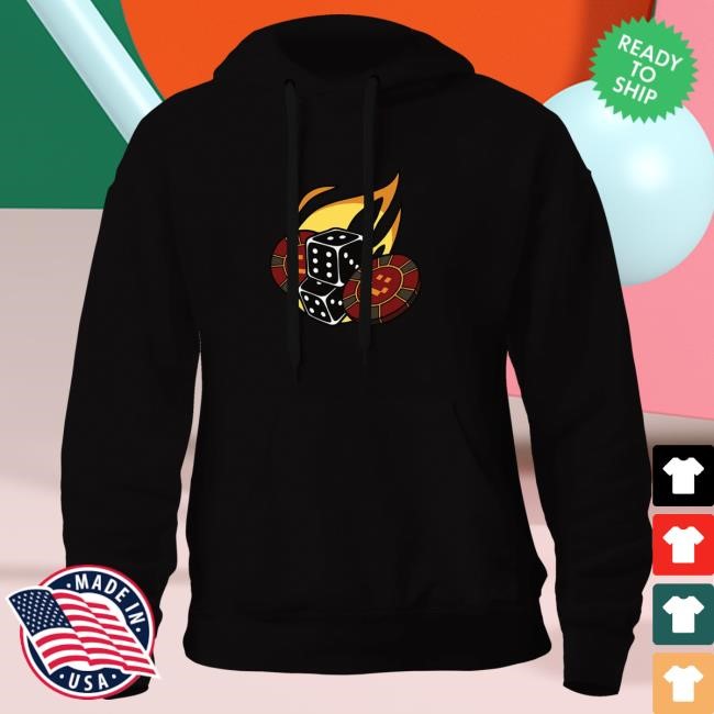 Official Quackity Merch LNVI Las Nevadas Fire Black Hood