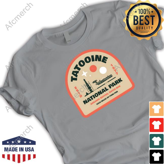 Official Qwertee Tatooine National Park Shirt