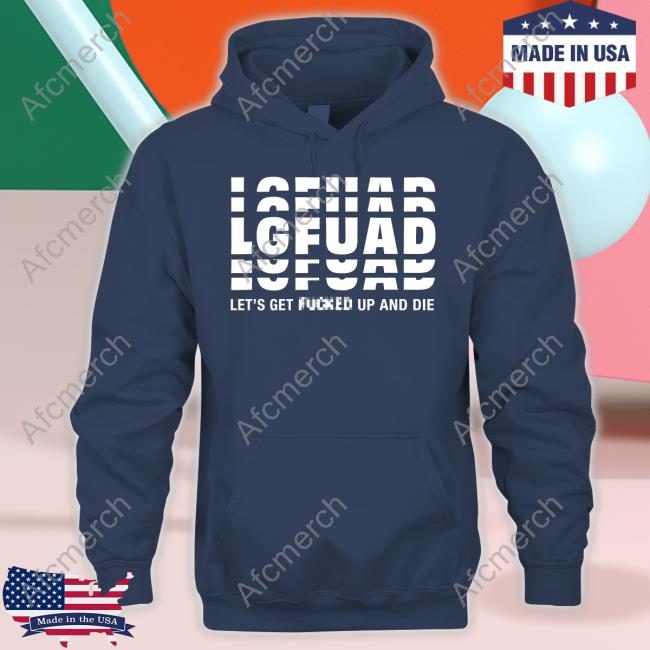 Motion City Soundtrack Lg Fuad Shirt Official Motion City Soundtrack Lg Fua Let's Get Fucked Up And Die Apparel