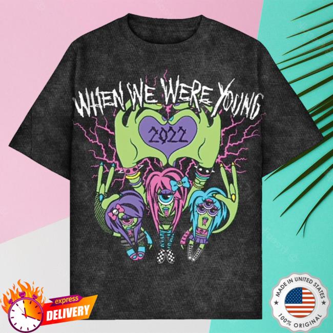 Official When We Were Young Festival 2023 Merch Monster Lineup Shirt 2023 WhenWeWereYoung