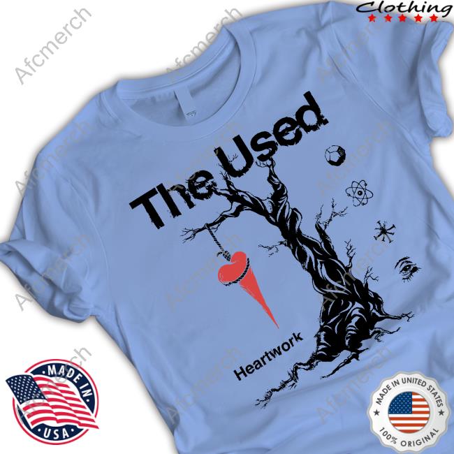 The Used Merch Love Heart Work Hoodie