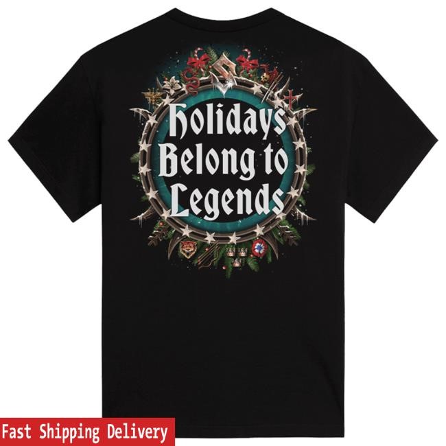 Official Sabaton Merch Store Sabaton Holidays Belong To Legends X-mas Tshirt Sabaton Shop