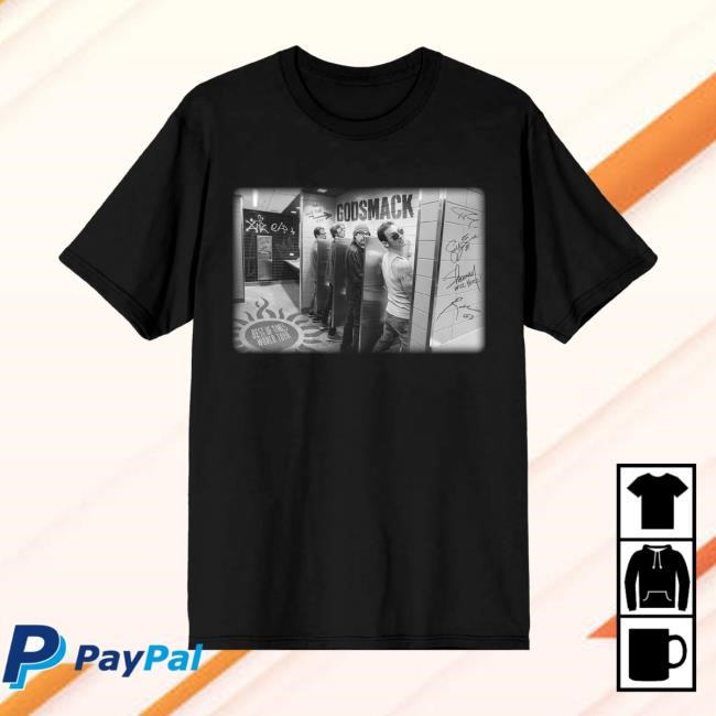 Godsmack Bathroom Photo Pullover Hoodie Godsmack Merch