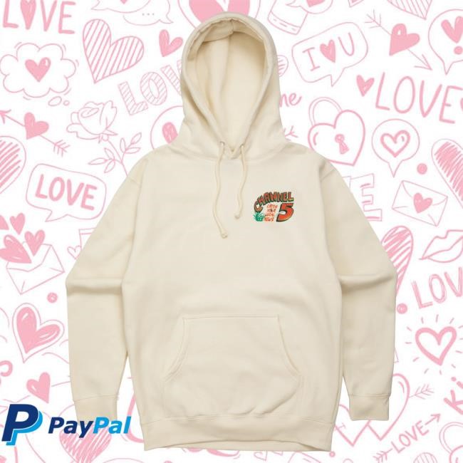 Official Channel 5 Merch Shop Store Channel 5 Catching | Bone Hooded Sweatshirt Channel5