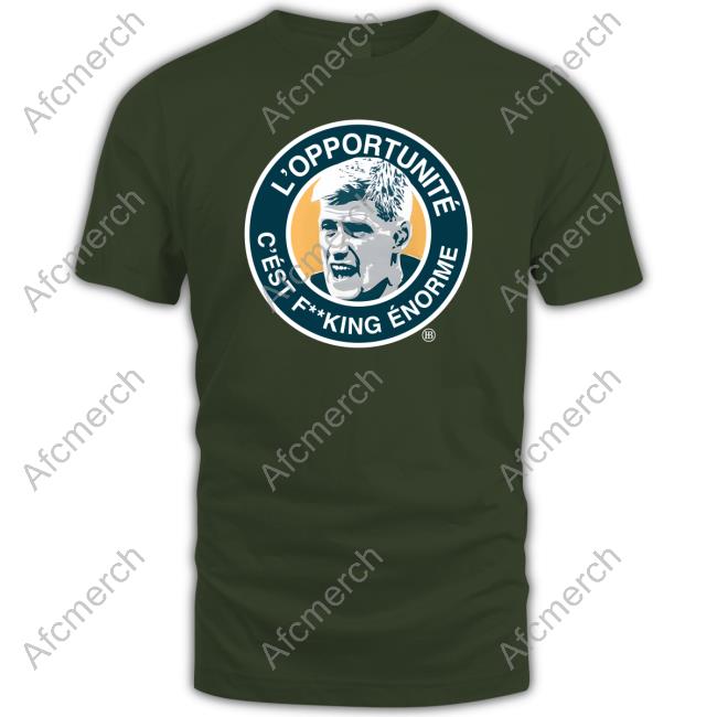 Official Ronan O'Gara L’Opportunité C’Ést Fucking Énorme Shirt