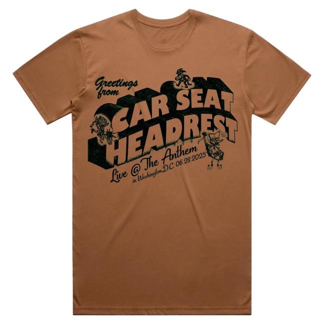 Official Car Seat Headrest Washington DC Specific T Shirt