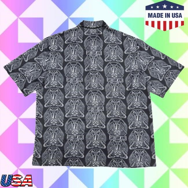 Official Sullivan King Merch "Reckless Beach Club" Button Up Attractive Shirt (Serpent Skull) Sullivan King Apparel Shop SullivanKing