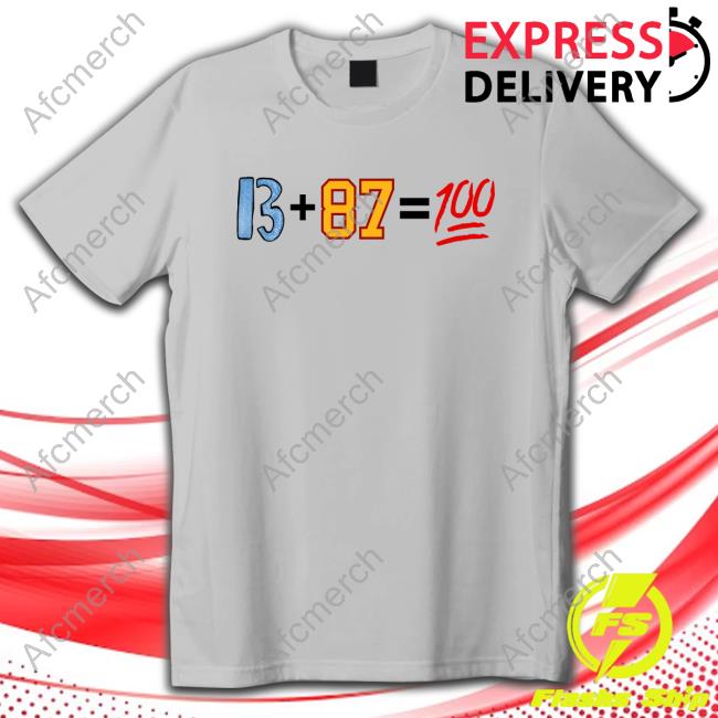 Obvious Shirts 13+87=100 Tshirt
