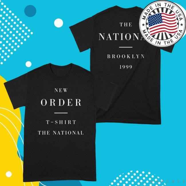 The National Store Merch New Order Shirt 2024