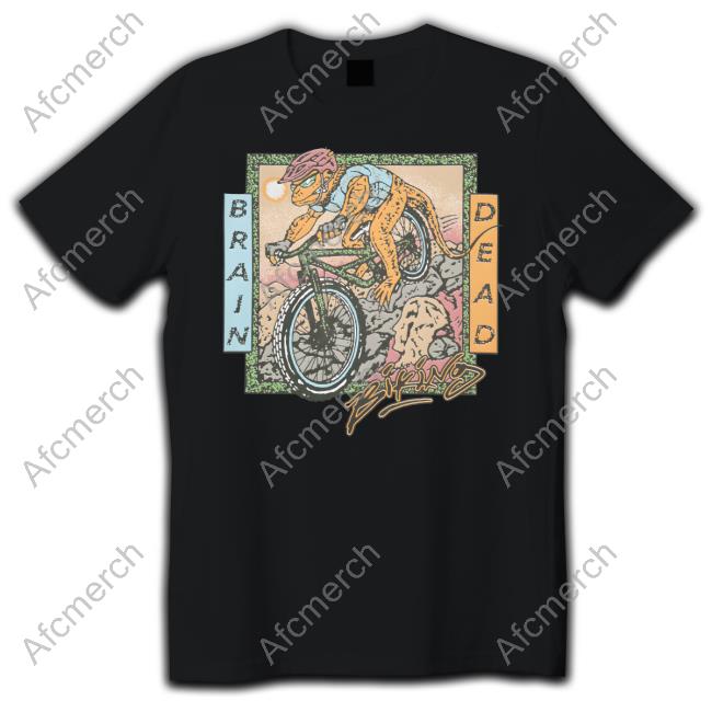 Weare Brain Dead Equipment Bike Lizard Shirt