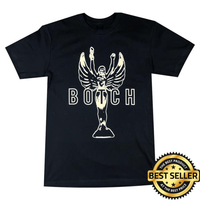 Official Hello Merch Botch Trophy Black Hoodie