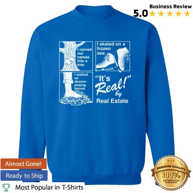Official Ambient Inks It's Real Green Popover Sweatshirt