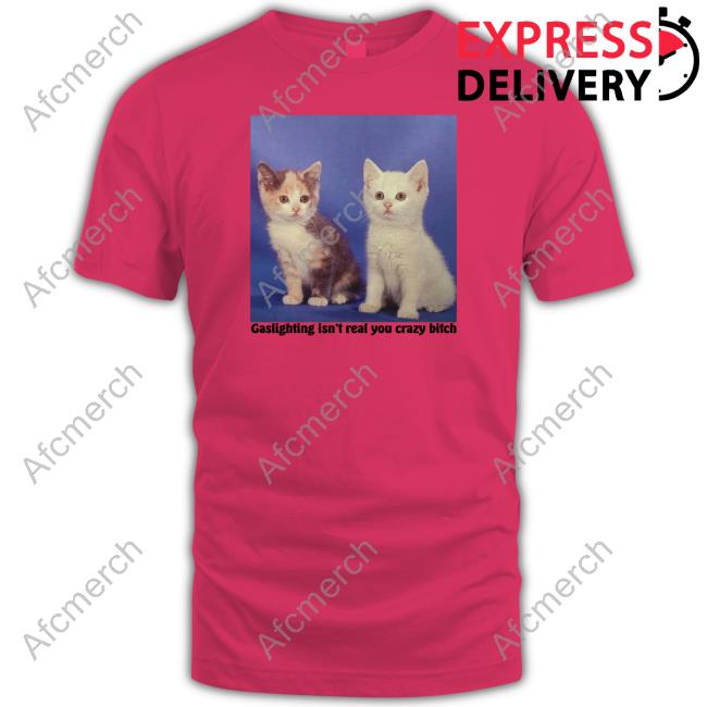 Gaslighting Isn't Real You Crazy Bitch Shirt