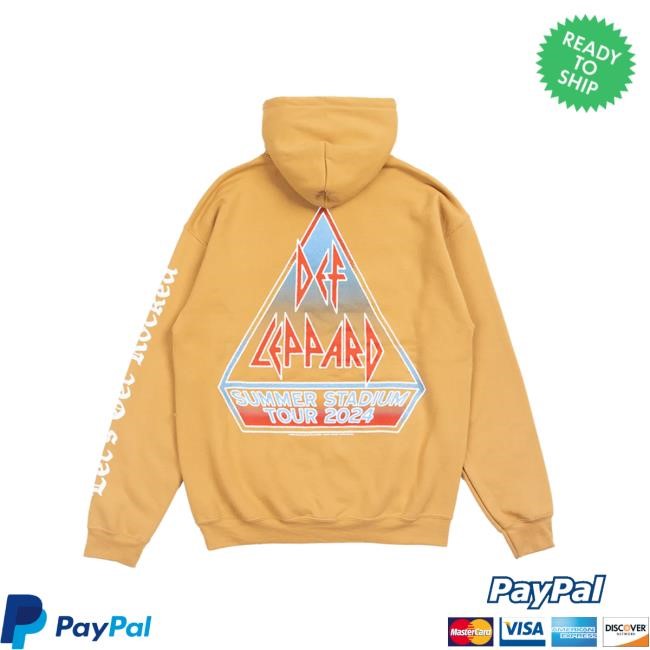 The Summer Stadium Tour 2024 Pullover Hoodie - Def Leppard Official Store