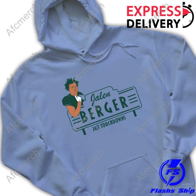 Official Barstool Sports Store Barstool Athletes Jalen Berger 24 7 Touchdowns Tee Shirt
