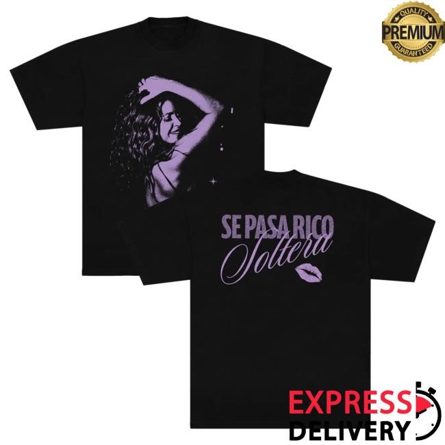 Official Shakira Merch Store Shop Shakira Se Pasa Rico Soltera Attractive Shirt - Black Shakira Apparel Clothing